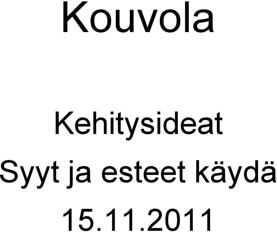 Syyt ja
