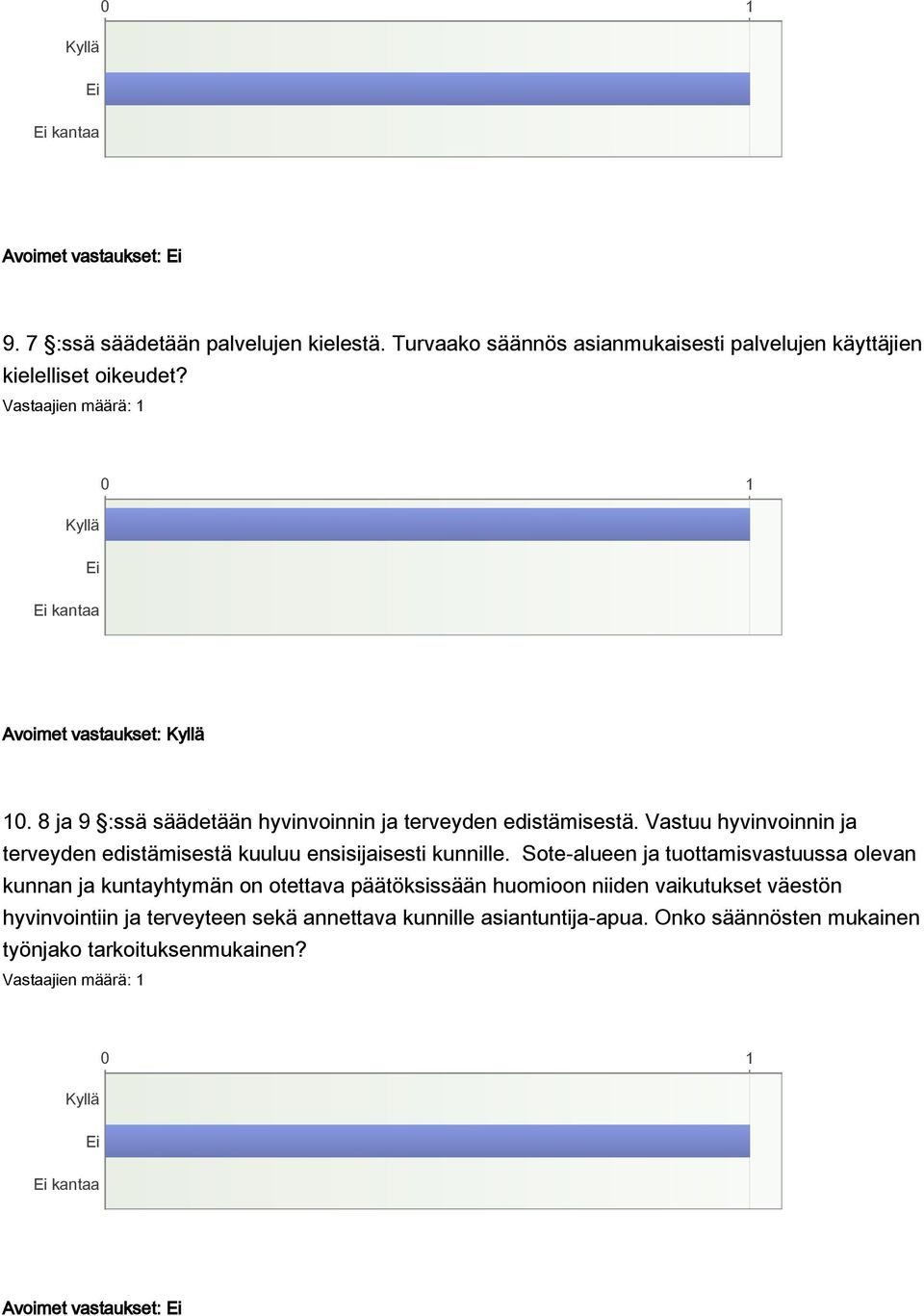 Vastuu hyvinvoinnin ja terveyden edistämisestä kuuluu ensisijaisesti kunnille.