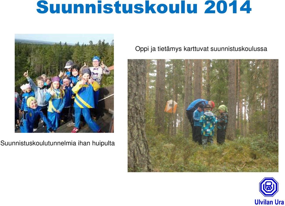 suunnistuskoulussa