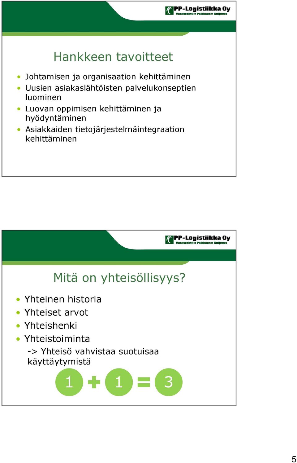 tietojärjestelmäintegraation kehittäminen Mitä on yhteisöllisyys?