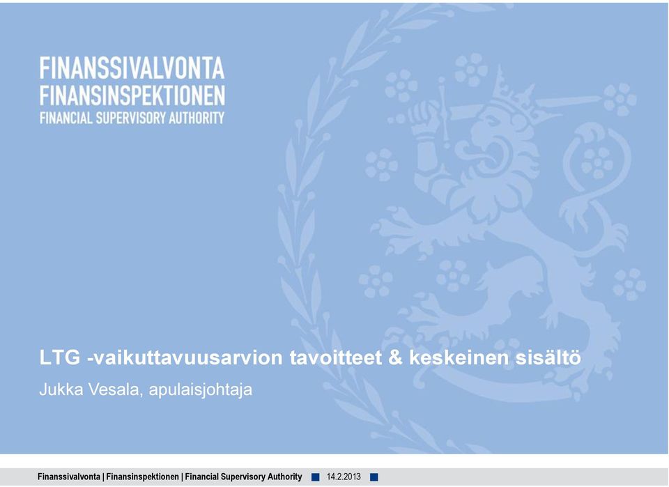 apulaisjohtaja Finanssivalvonta