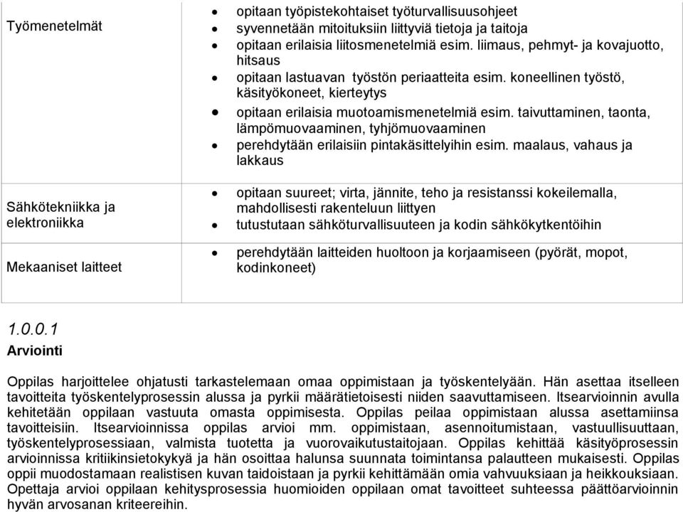 taivuttaminen, taonta, lämpömuovaaminen, tyhjömuovaaminen perehdytään erilaisiin pintakäsittelyihin esim.