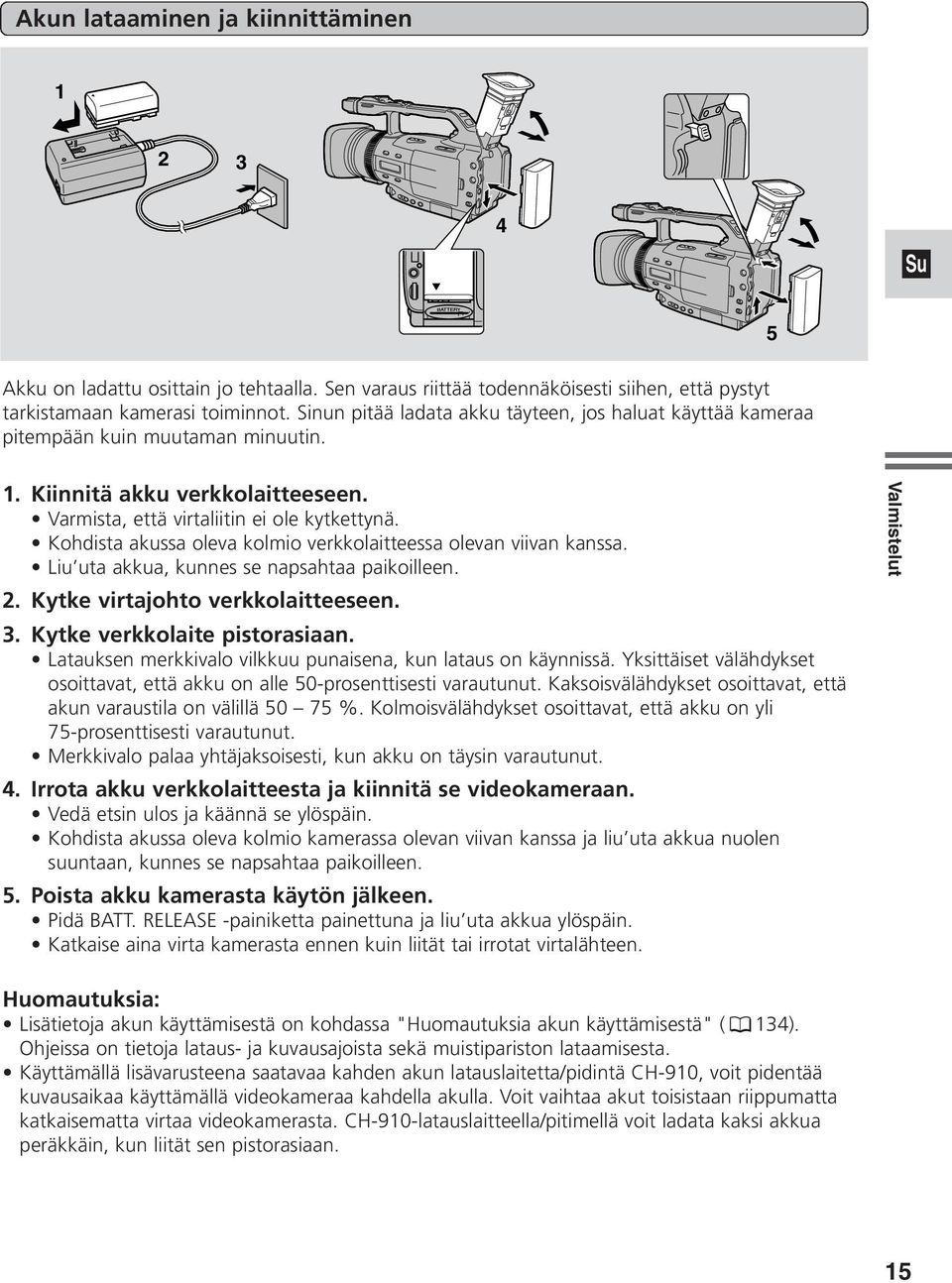 Kohdista akussa oleva kolmio verkkolaitteessa olevan viivan kanssa. Liu uta akkua, kunnes se napsahtaa paikoilleen. 2. Kytke virtajohto verkkolaitteeseen. 3. Kytke verkkolaite pistorasiaan.