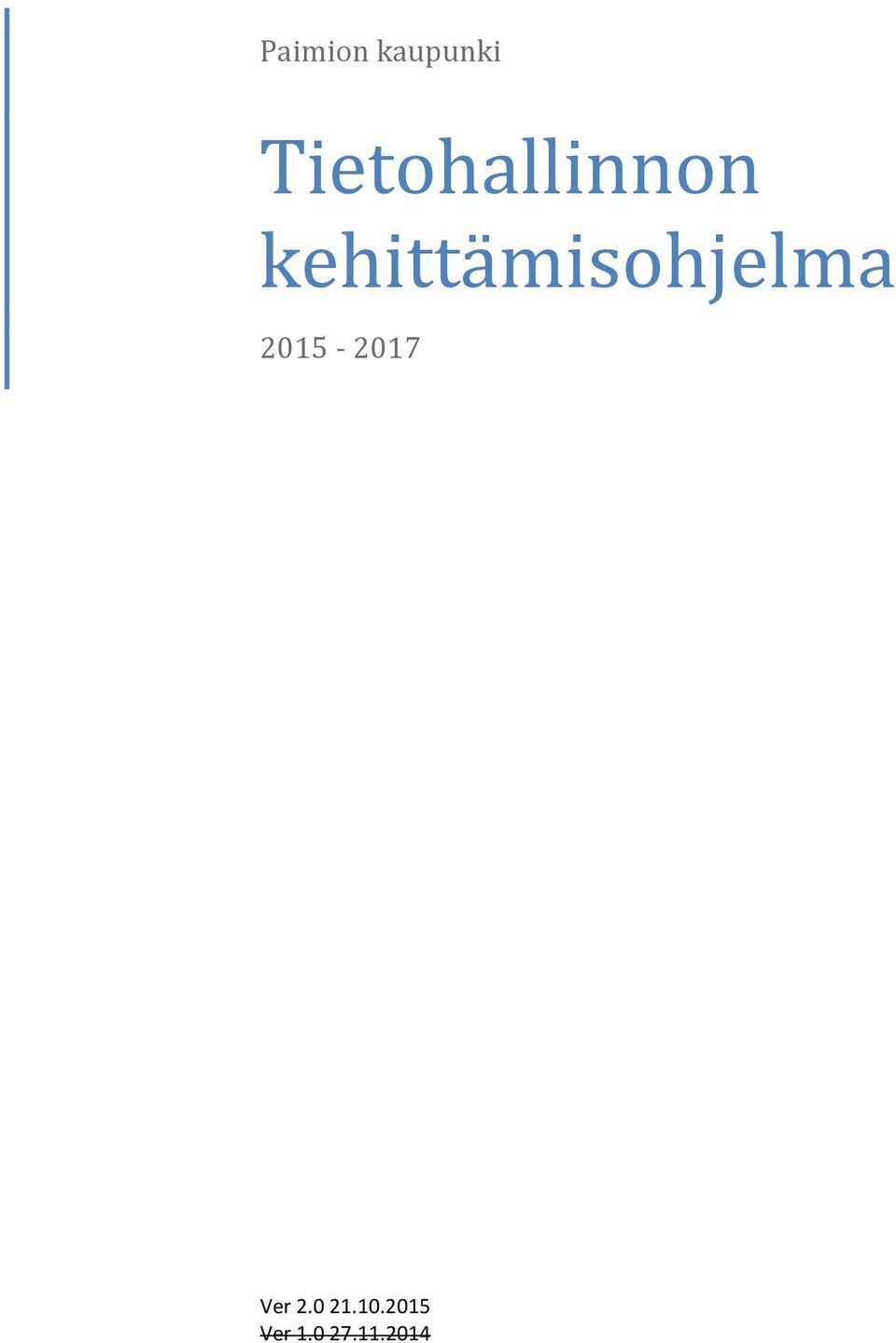 kehittämisohjelma