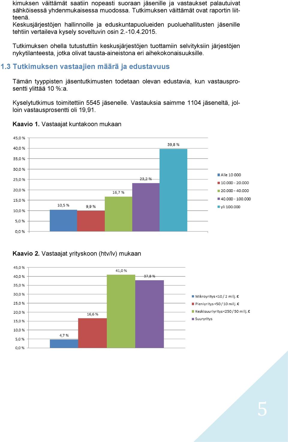 Tutkimuksen ohella tutustuttiin keskusjärjestöjen tuottamiin selvityksiin järjestöjen nykytilanteesta, jotka olivat tausta-aineistona eri aihekokonaisuuksille. 1.