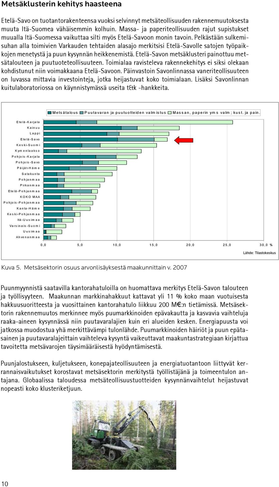 Pelkästään sulkemisuhan alla toimivien Varkauden tehtaiden alasajo merkitsisi Etelä-Savolle satojen työpaikkojen menetystä ja puun kysynnän heikkenemistä.