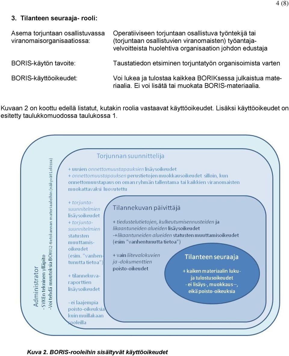 osallistuva työntekijä tai (torjuntaan osallistuvien viranomaisten) työantajavelvoitteista huolehtiva organisaation johdon edustaja Taustatiedon etsiminen