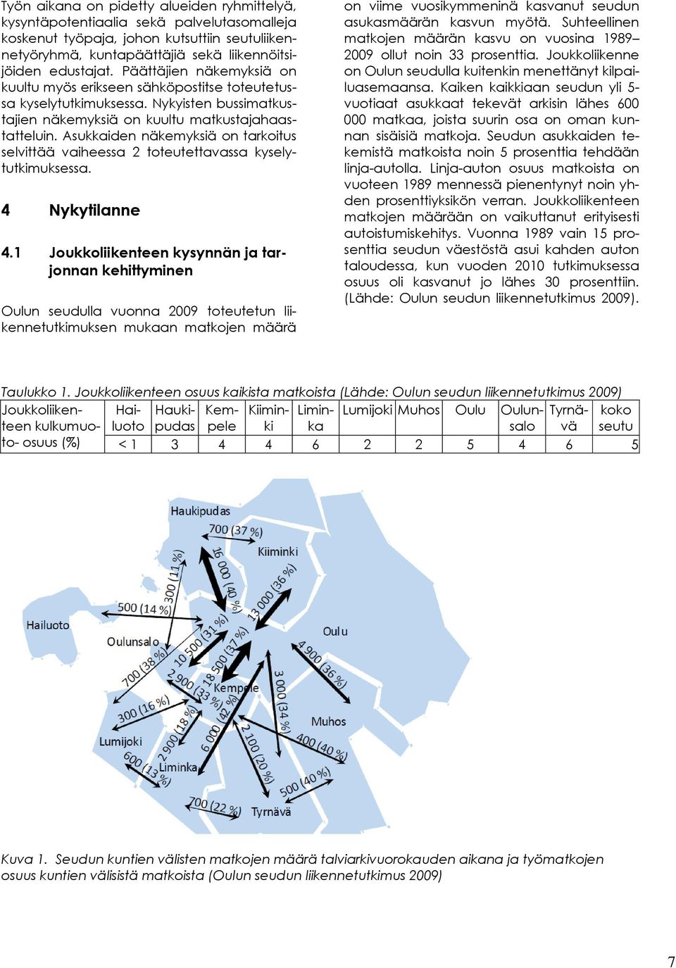 Asukkaiden näkemyksiä on tarkoitus selvittää vaiheessa 2 toteutettavassa kyselytutkimuksessa. 4 Nykytilanne 4.