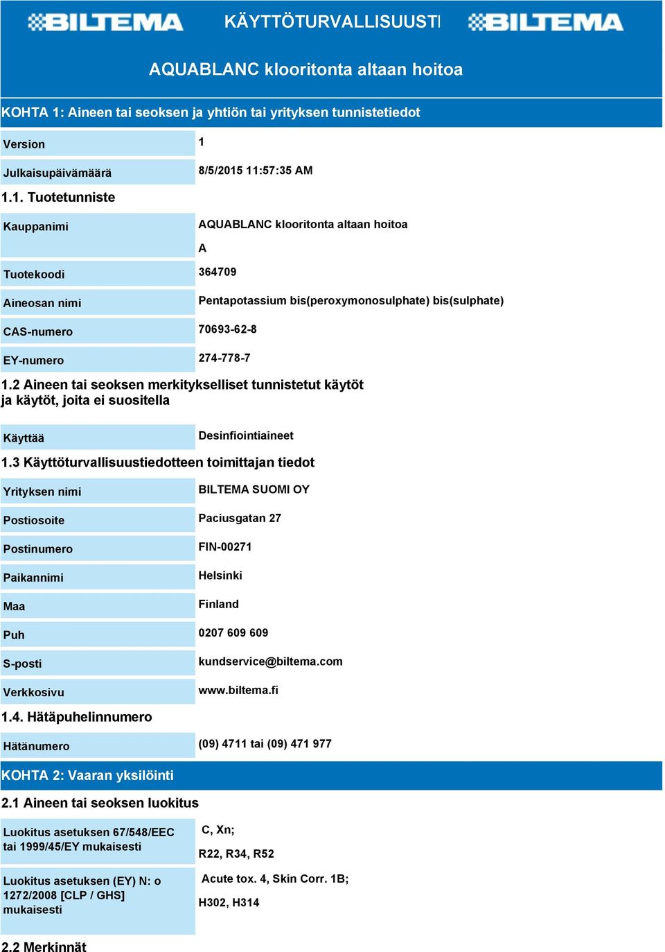 Julkaisupäivämäärä 8/5/2015