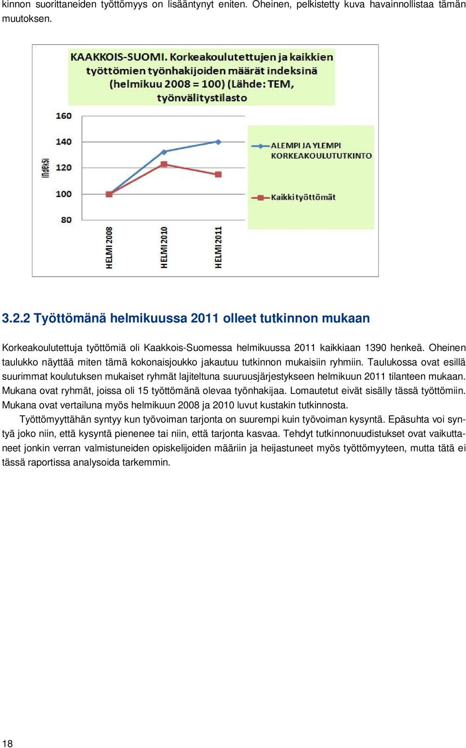 Oheinen taulukko näyttää miten tämä kokonaisjoukko jakautuu tutkinnon mukaisiin ryhmiin.