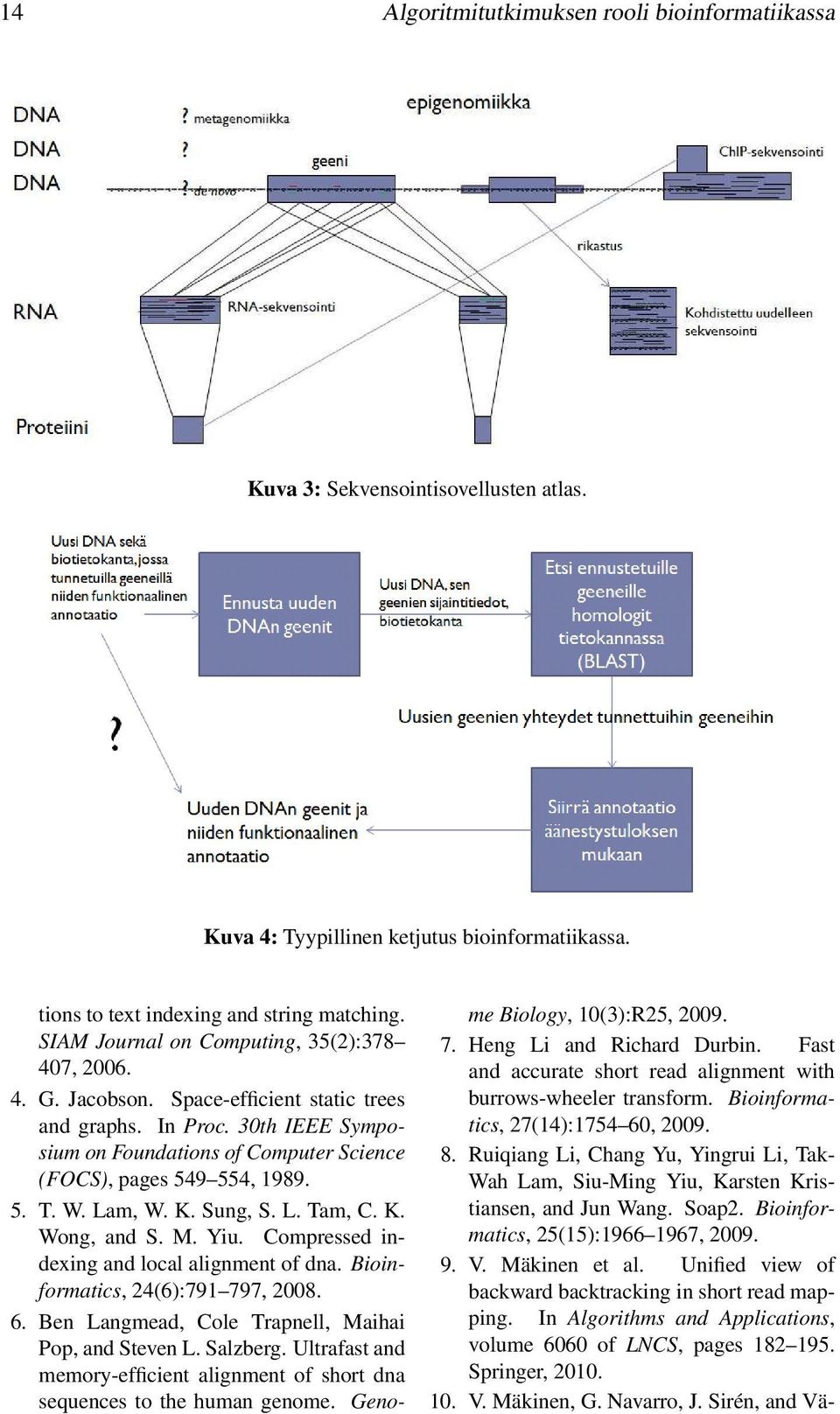 W. Lam, W. K. Sung, S. L. Tam, C. K. Wong, and S. M. Yiu. Compressed indexing and local alignment of dna. Bioinformatics, 24(6):791 797, 2008. 6. Ben Langmead, Cole Trapnell, Maihai Pop, and Steven L.