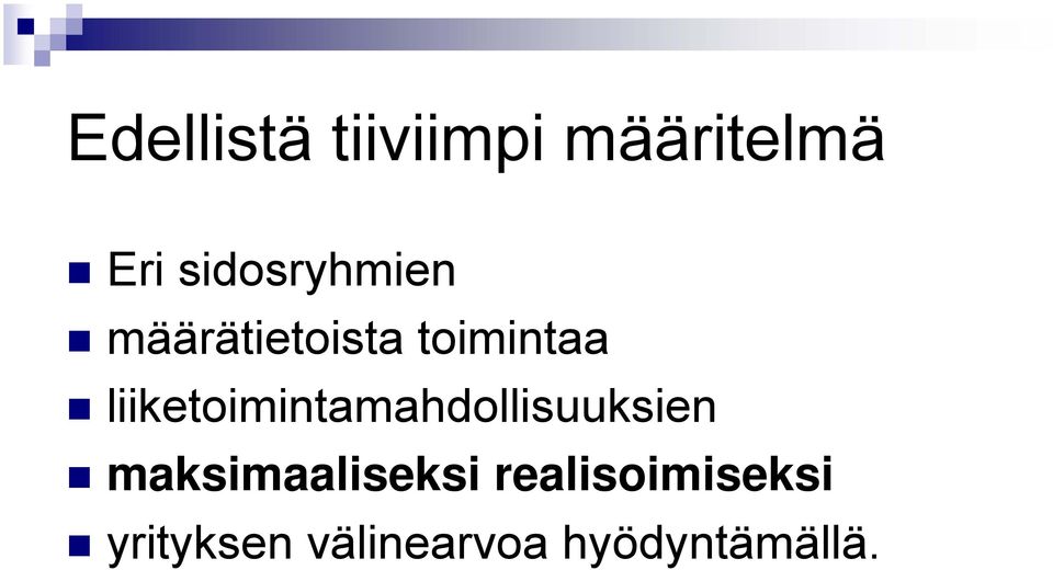 liiketoimintamahdollisuuksien