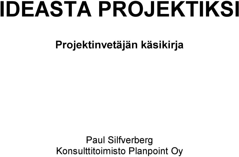 käsikirja Paul