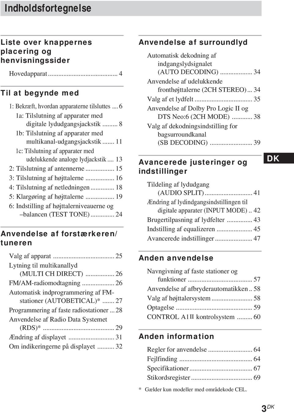 .. 13 2: Tilslutning af antennerne... 15 3: Tilslutning af højttalerne... 16 4: Tilslutning af netledningen... 18 5: Klargøring af højttalerne.