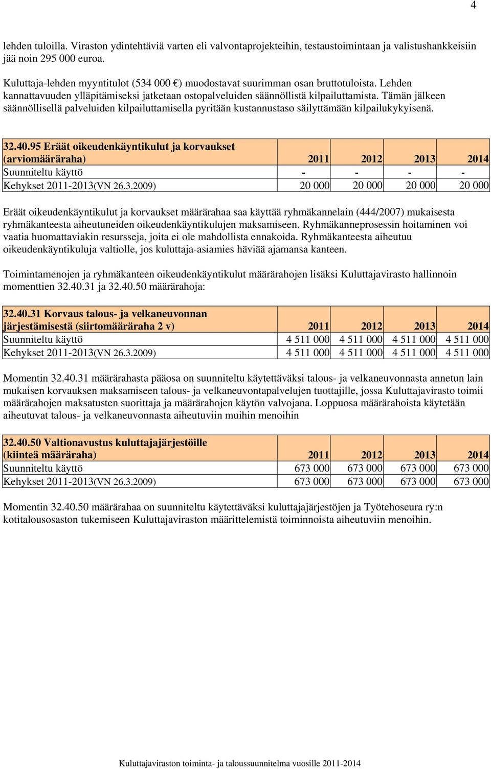 Tämän jälkeen säännöllisellä palveluiden kilpailuttamisella pyritään kustannustaso säilyttämään kilpailukykyisenä. 32.40.