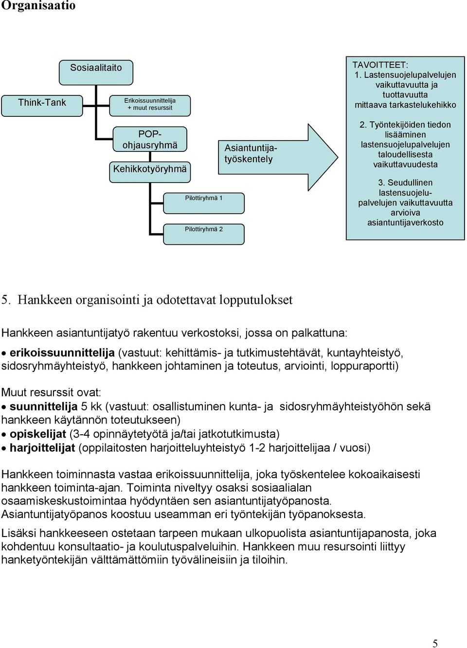 Seudullinen lastensuojelupalvelujen vaikuttavuutta arvioiva asiantuntijaverkosto 5.