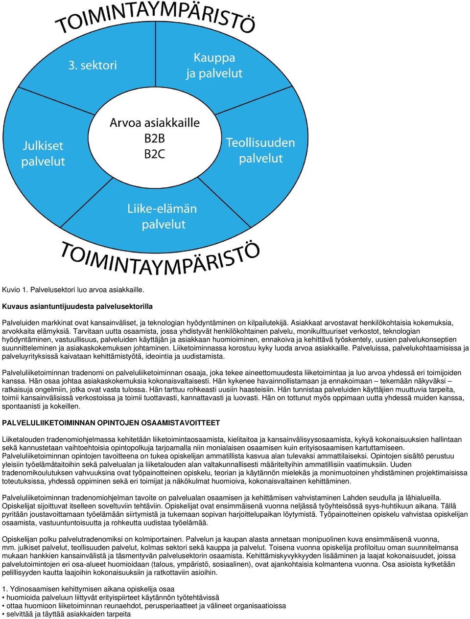 Tarvitaan uutta osaamista, jossa yhdistyvät henkilökohtainen palvelu, monikulttuuriset verkostot, teknologian hyödyntäminen, vastuullisuus, palveluiden käyttäjän ja asiakkaan huomioiminen, ennakoiva