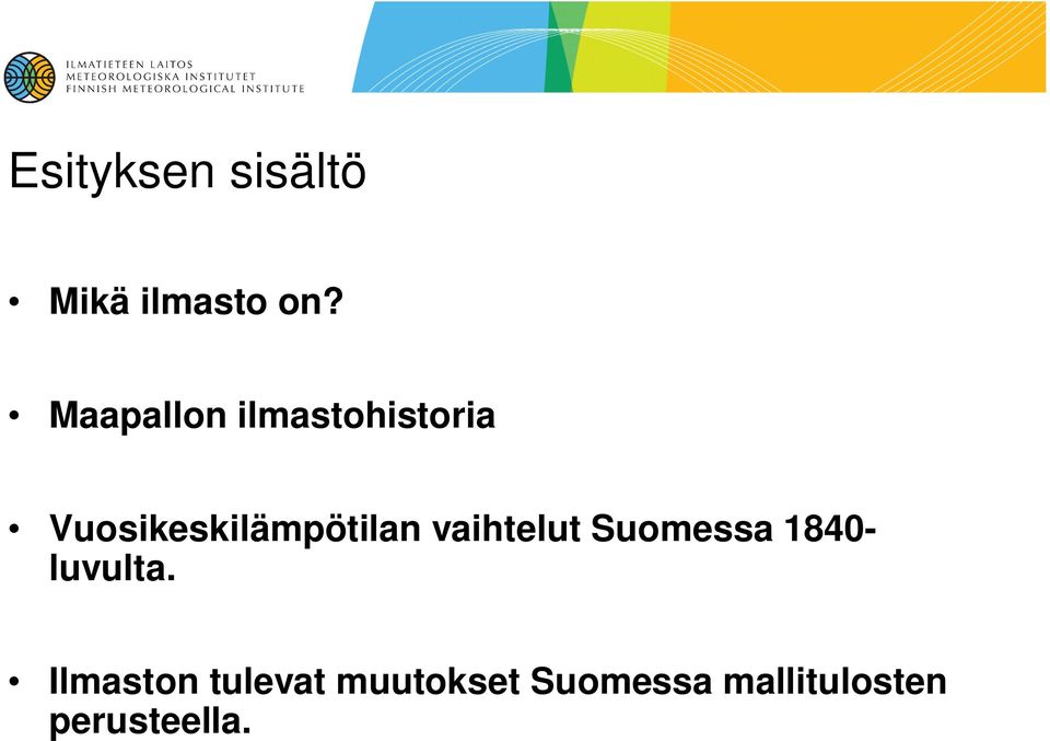 Vuosikeskilämpötilan vaihtelut Suomessa