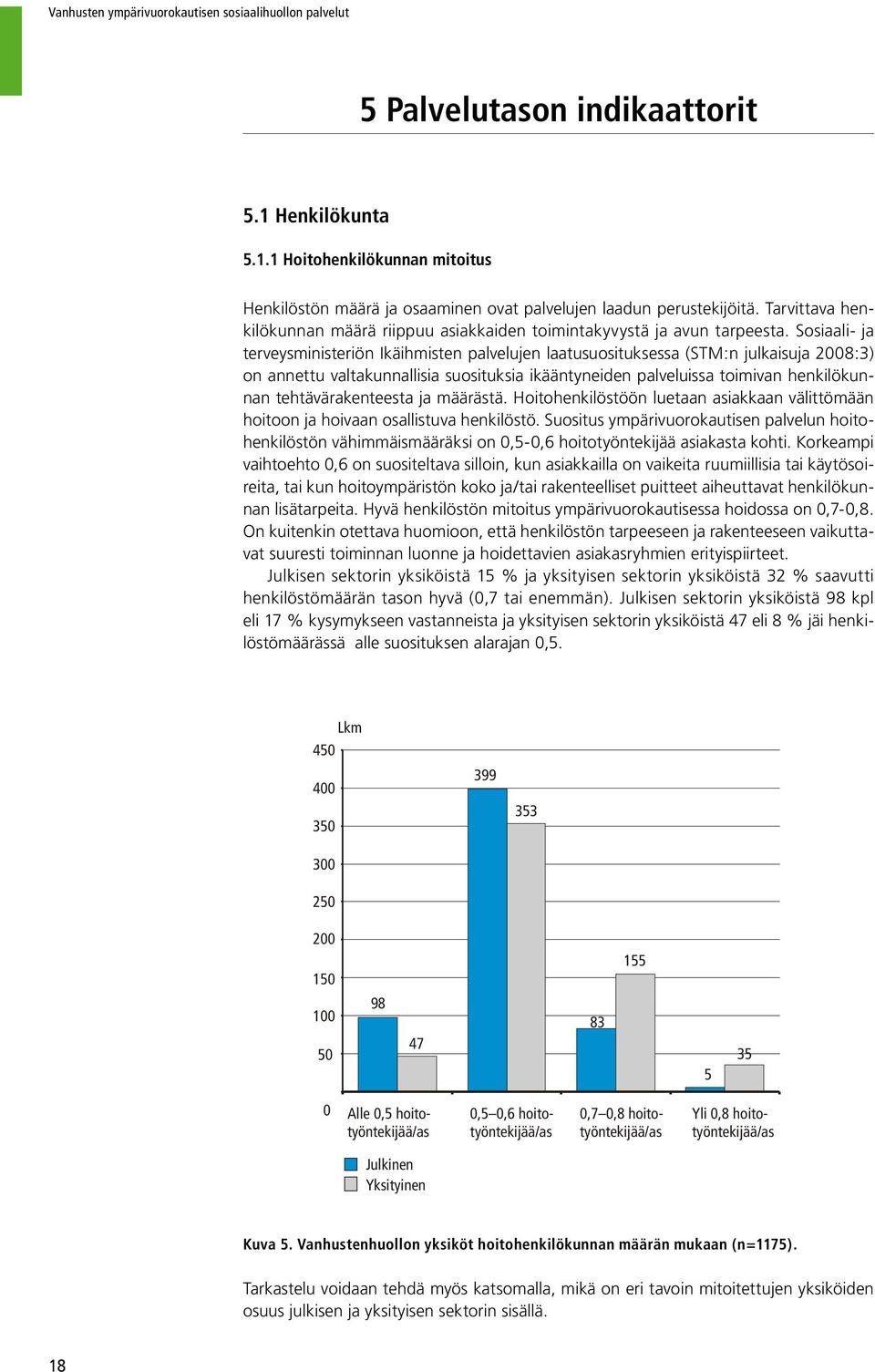 Sosiaali- ja terveysministeriön Ikäihmisten palvelujen laatusuosituksessa (STM:n julkaisuja 2008:3) on annettu valtakunnallisia suosituksia ikääntyneiden palveluissa toimivan henkilökunnan