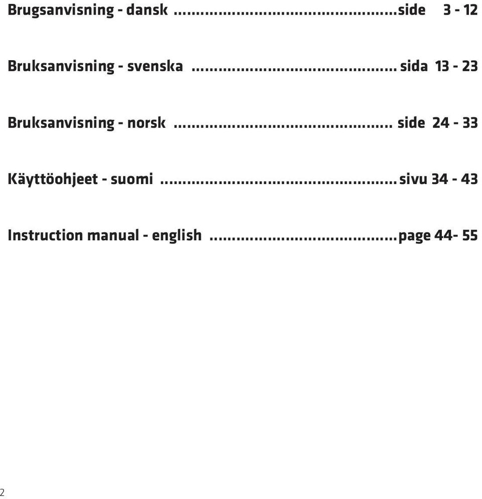 .. sida 13-23 Bruksanvisning - norsk.