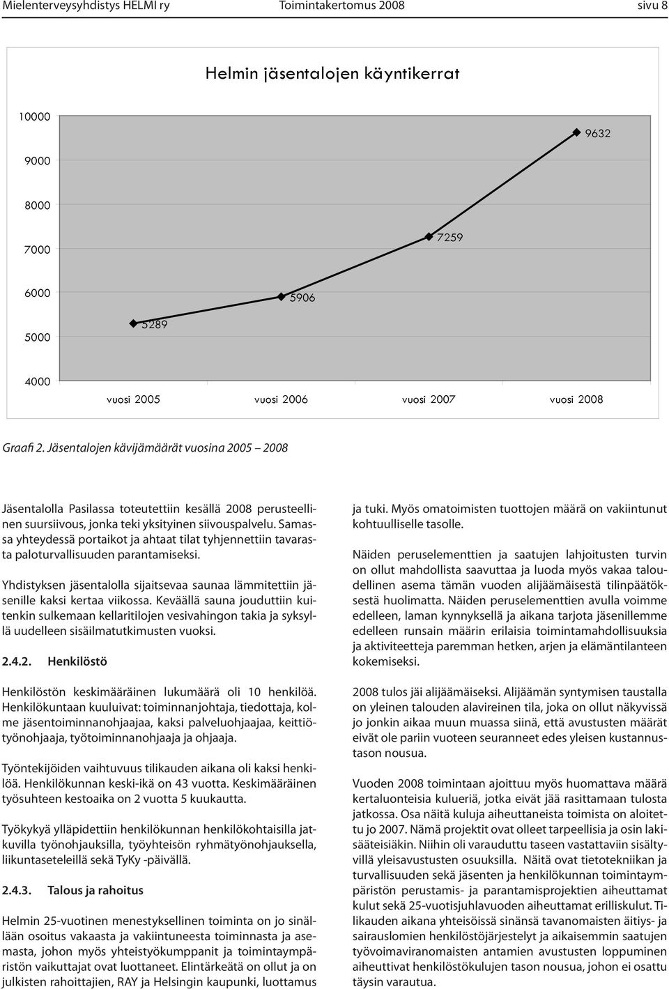 Samassa yhteydessä portaikot ja ahtaat tilat tyhjennettiin tavarasta paloturvallisuuden parantamiseksi. Yhdistyksen jäsentalolla sijaitsevaa saunaa lämmitettiin jäsenille kaksi kertaa viikossa.