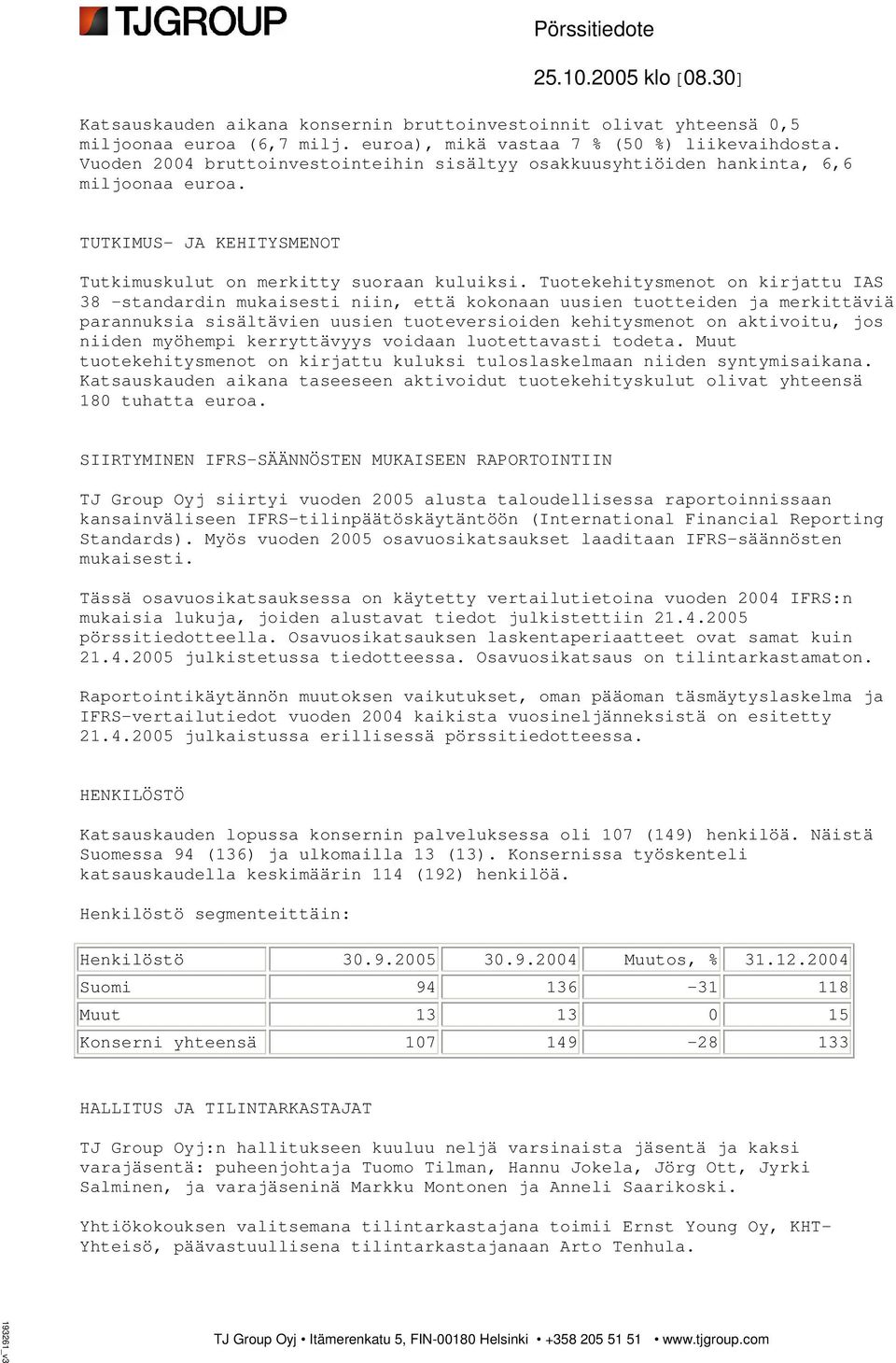 Tuotekehitysmenot on kirjattu IAS 38 -standardin mukaisesti niin, että kokonaan uusien tuotteiden ja merkittäviä parannuksia sisältävien uusien tuoteversioiden kehitysmenot on aktivoitu, jos niiden