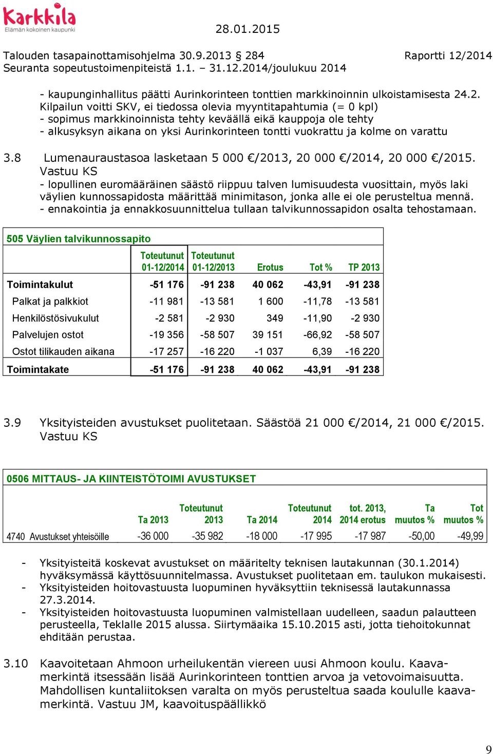 kolme on varattu 3.8 Lumenauraustasoa lasketaan 5 000 /2013, 20 000 /2014, 20 000 /2015.