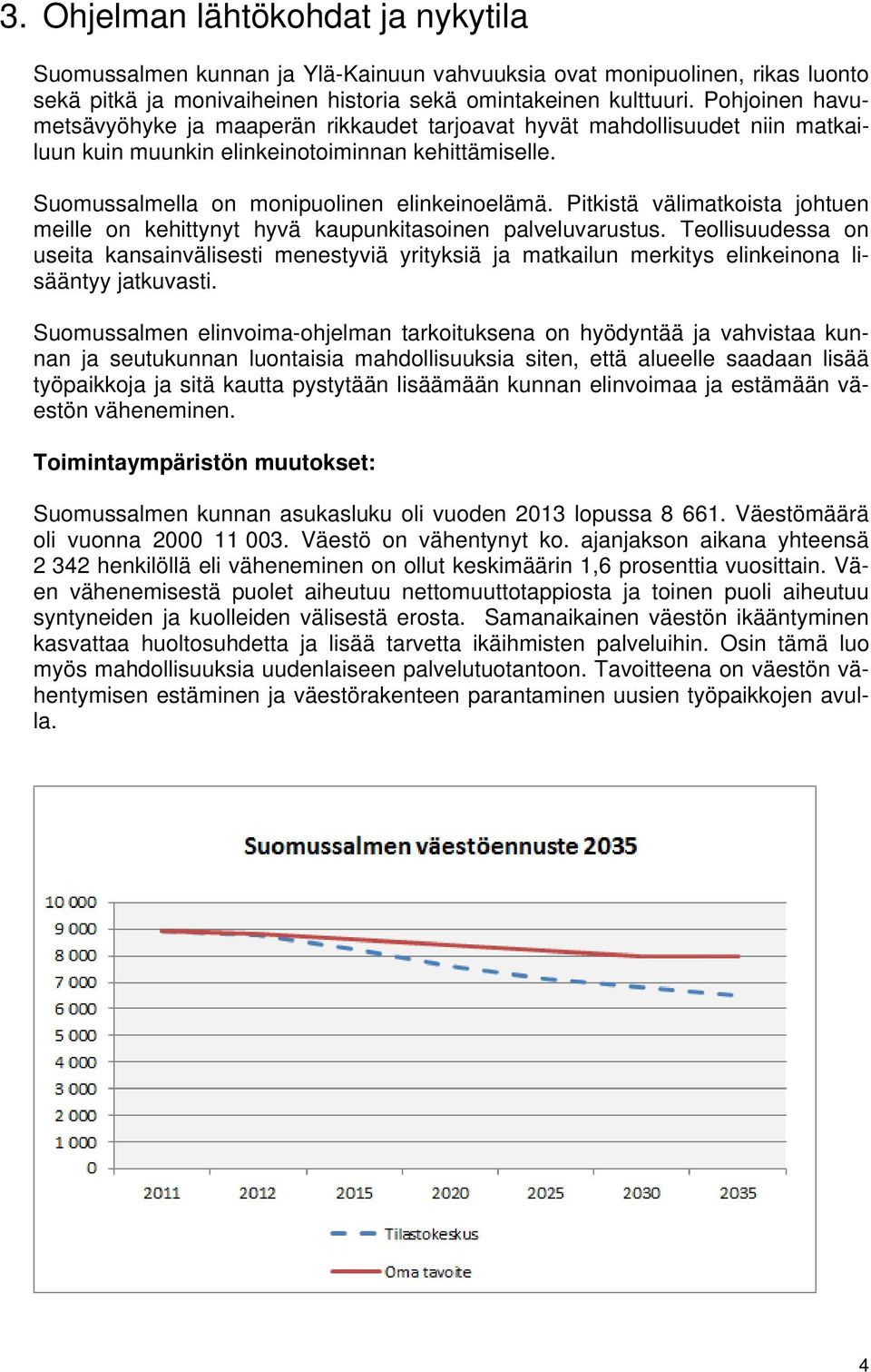 Pitkistä välimatkoista johtuen meille on kehittynyt hyvä kaupunkitasoinen palveluvarustus.