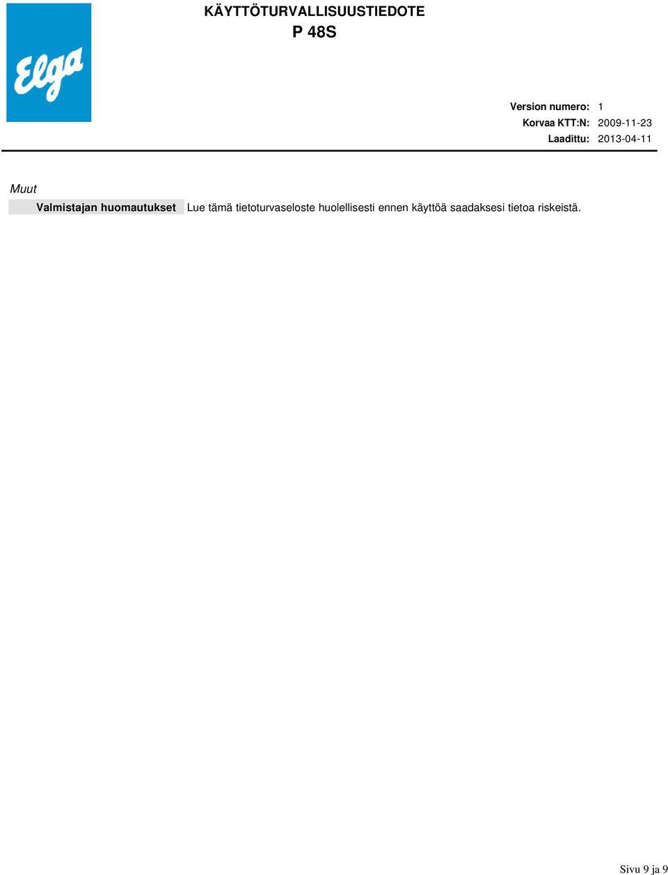 tietoturvaseloste