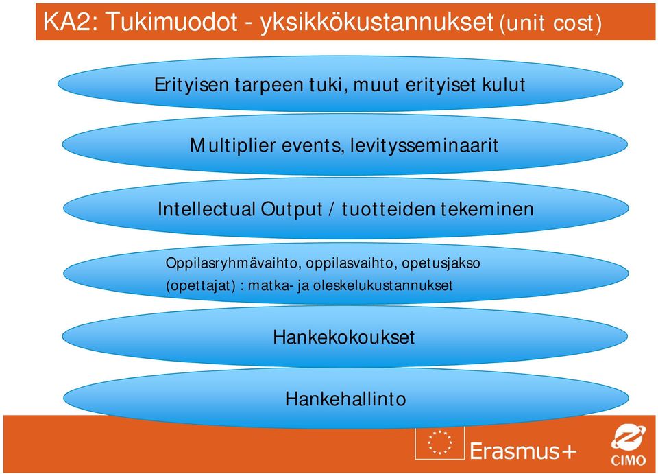 Output / tuotteiden tekeminen Oppilasryhmävaihto, oppilasvaihto,