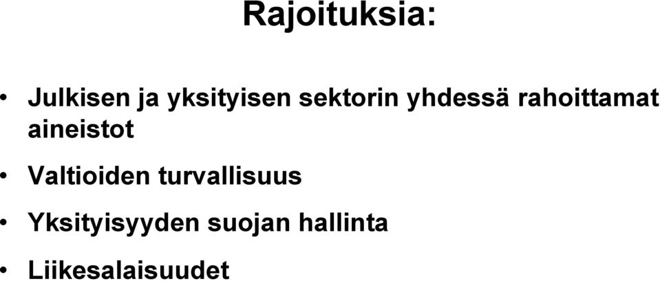 aineistot Valtioiden turvallisuus
