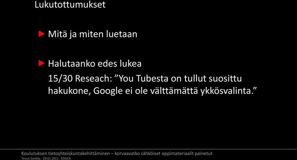 You Tubesta on tullut suosittu