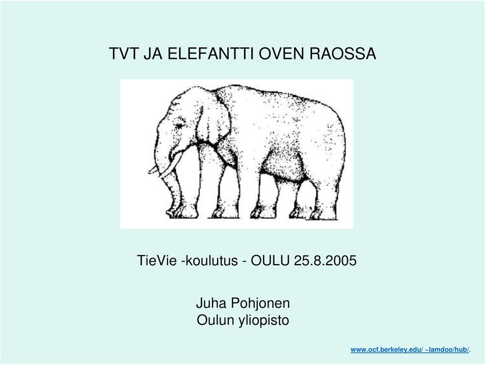2005 Juha Pohjonen Oulun