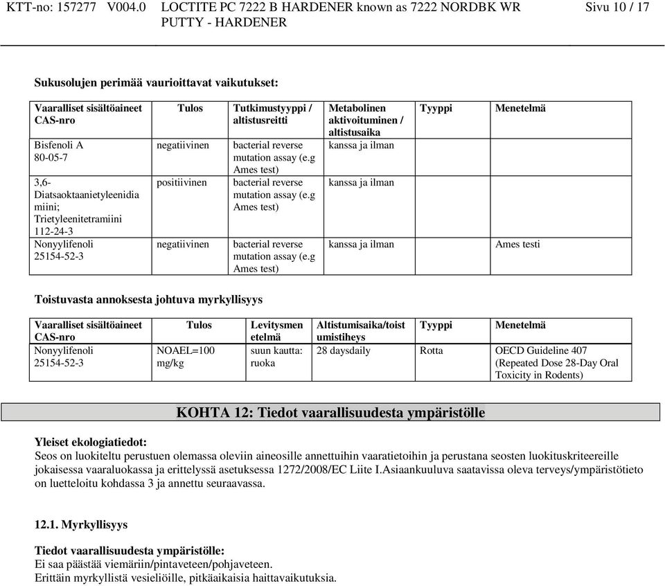 g Ames test) bacterial reverse mutation assay (e.