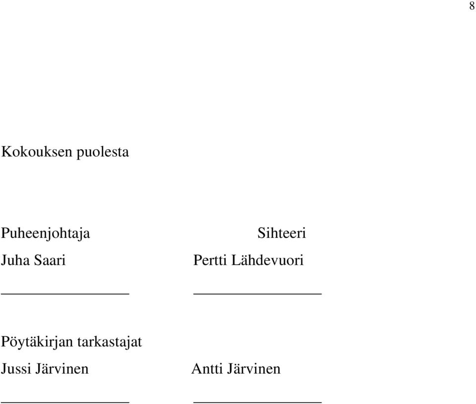 Sihteeri Pertti Lähdevuori