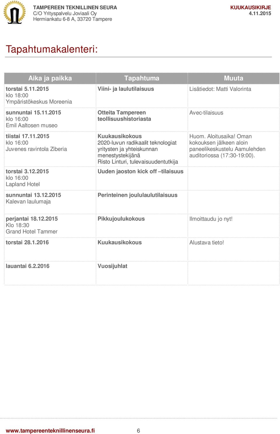 2015 klo 16:00 Lapland Hotel sunnuntai 13.12.