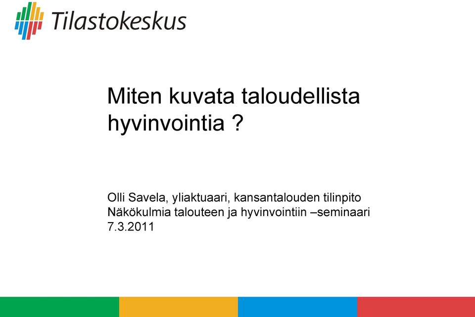 Olli Savela, yliaktuaari,