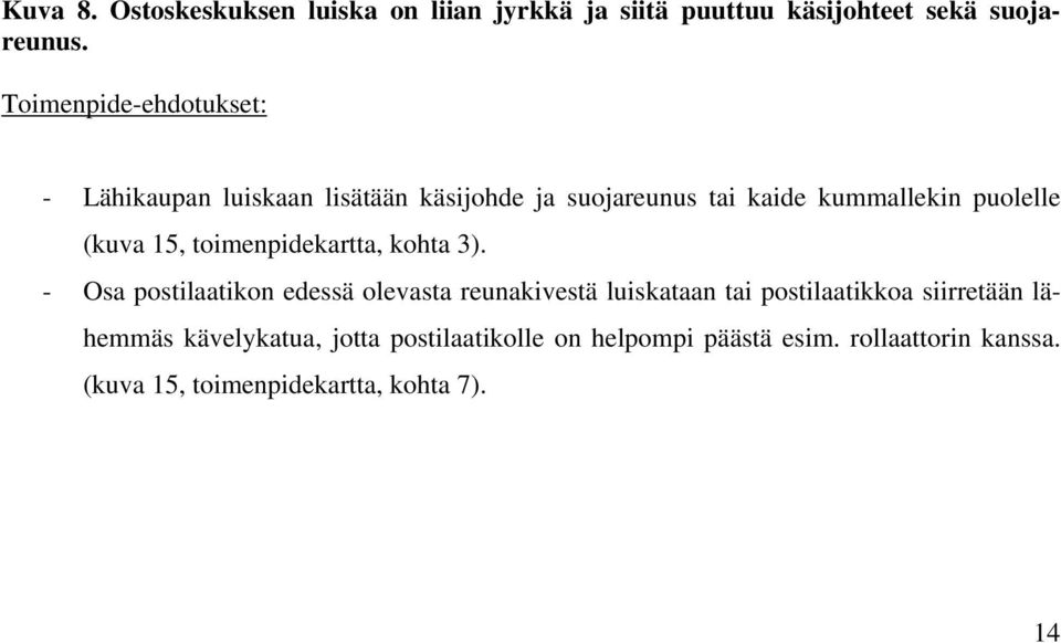15, toimenpidekartta, kohta 3).