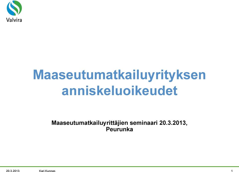 Maaseutumatkailuyrittäjien