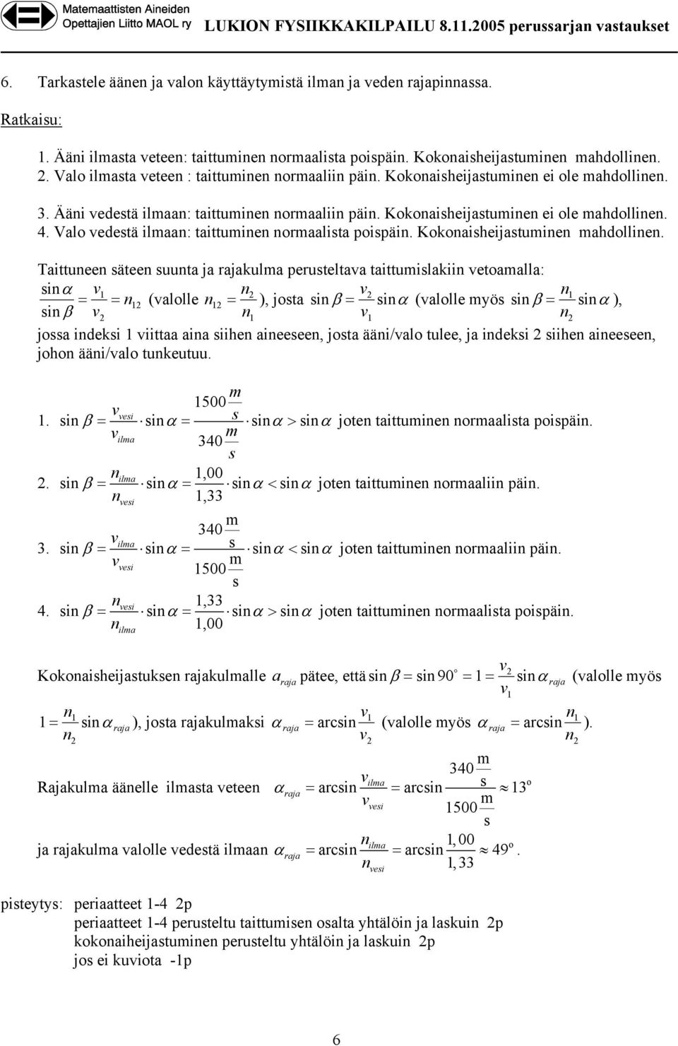 Taittuneen äteen uunta ja rajaula peruteltaa taittuilaiin etaalla: inα in β n n (allle n ), jta in β inα (allle yö in β n inα ), n n ja indei iittaa aina iihen aineeeen, jta ääni/al tulee, ja indei