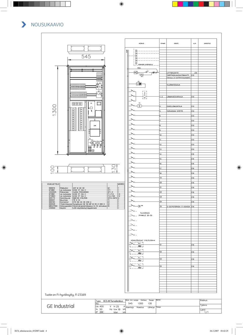 FI 23169 GE Industrial 20C ECS-M