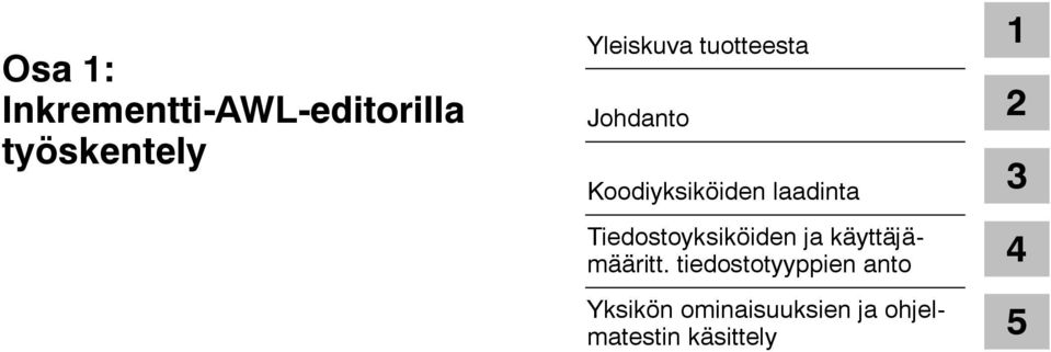Tiedostoyksiköiden ja käyttäjämääritt.