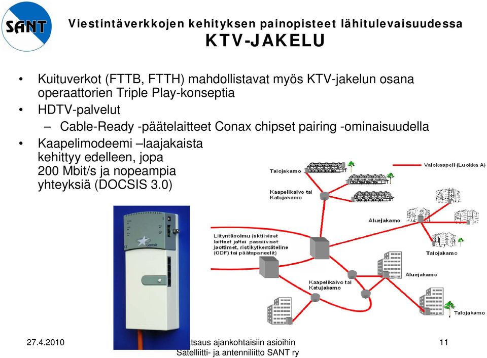 HDTV-palvelut Cable-Ready -päätelaitteet Conax chipset pairing -ominaisuudella