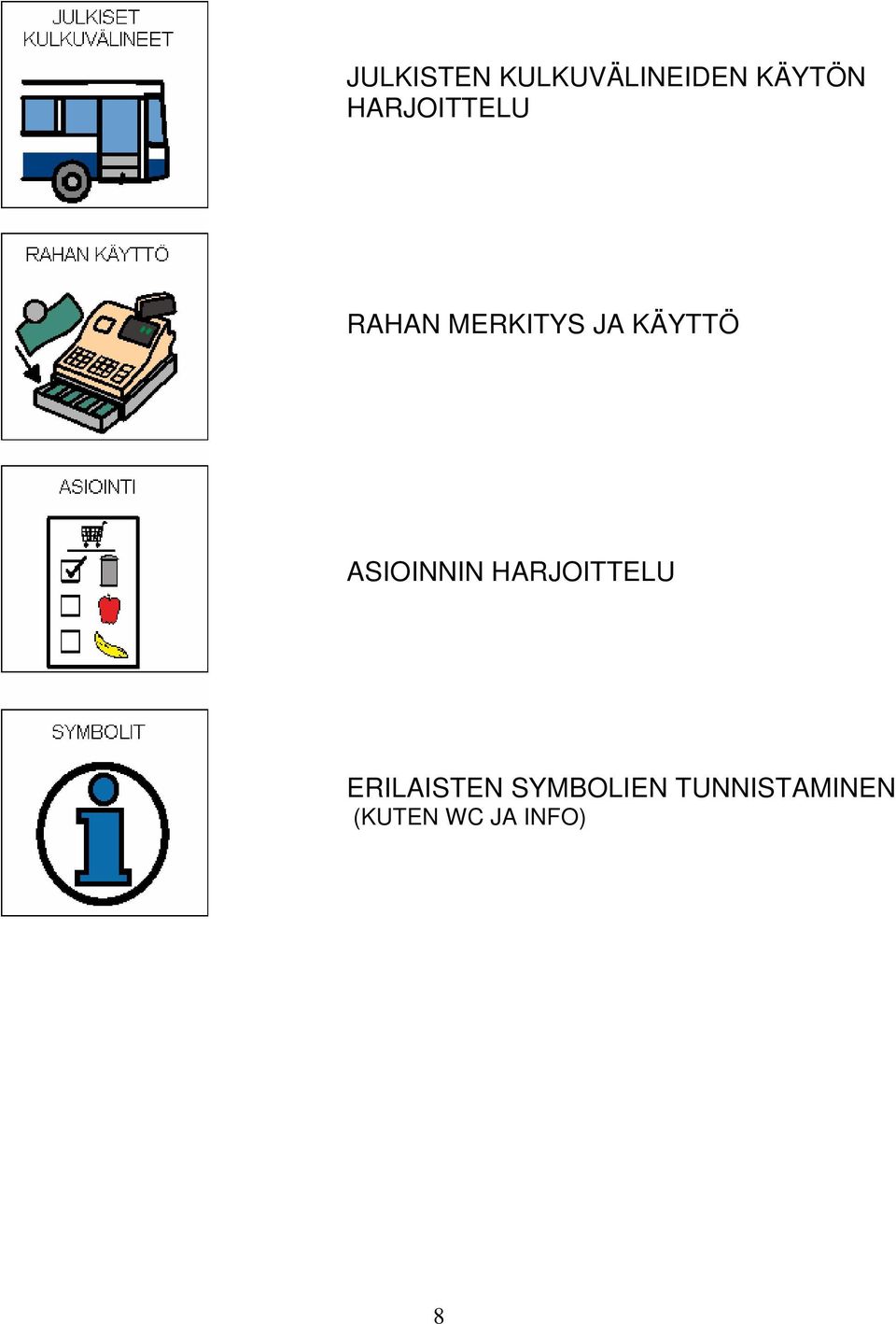 ASIOINNIN HARJOITTELU ERILAISTEN