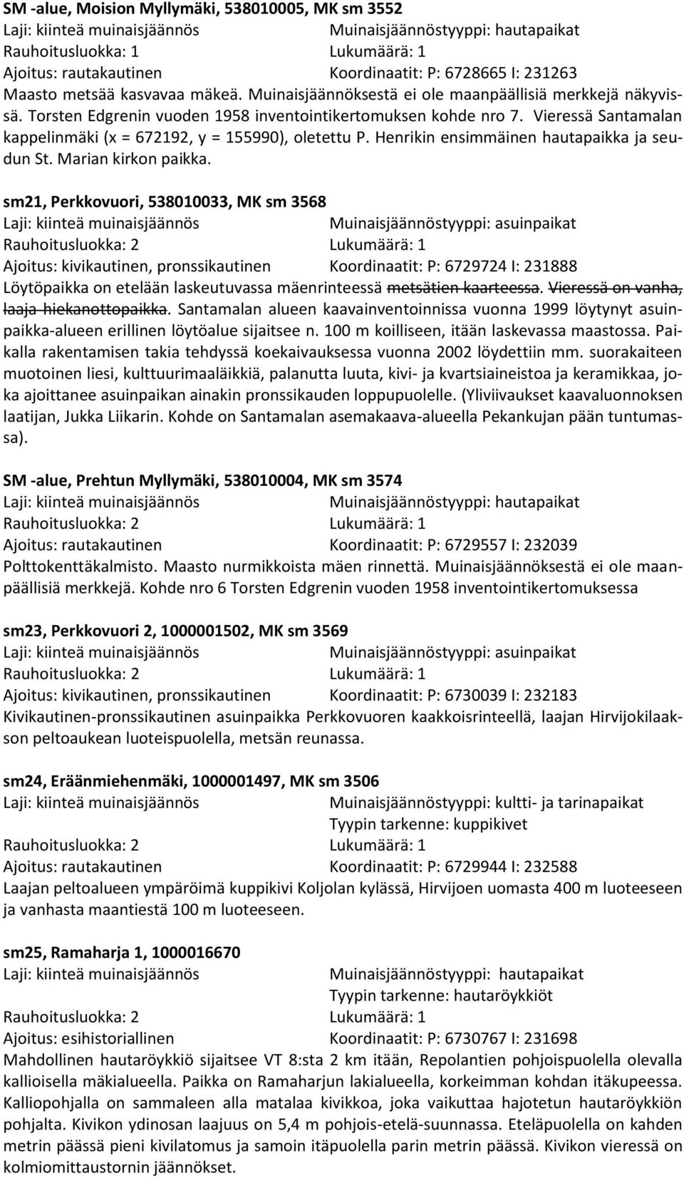 Marian kirkon paikka.