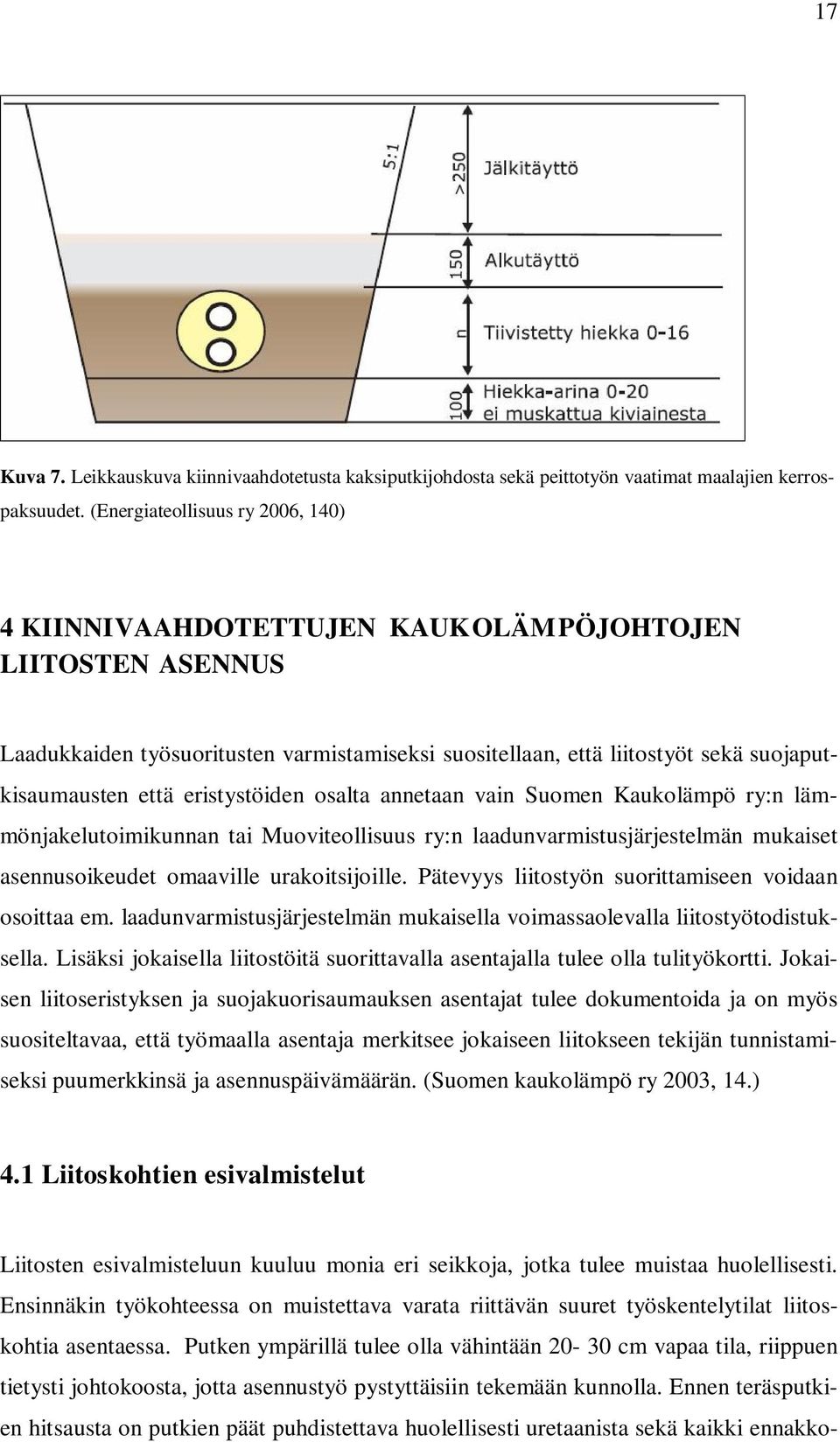 annetaan van Suoen Kaukoläpö ry:n läönjakelutokunnan ta Muovteollsuus ry:n laadunvarstusjärjestelän ukaset asennusokeudet oaavlle urakotsjolle. Pätevyys ltostyön suorttaseen vodaan osottaa e.