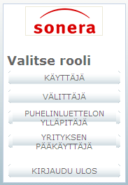 14.4.2011 5 (56) 2 Aloitus 2.1 Järjestelmävaatimukset Sonera Mobiilivaihde -palvelun käyttö edellyttää ohjelmistoversioita Internet Explorer 6.0, Java 1.5 tai FireFox 1.