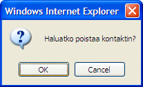 23.8.2011 49 (52) 4.3.3 Ulkoisen kontaktin poistaminen Ulkoinen kontakti poistetaan ulkoisesta puhelinluettelosta seuraavasti: Valitse Ulkoinen nähdäksesi nykyiset ulkoiset kontaktit.