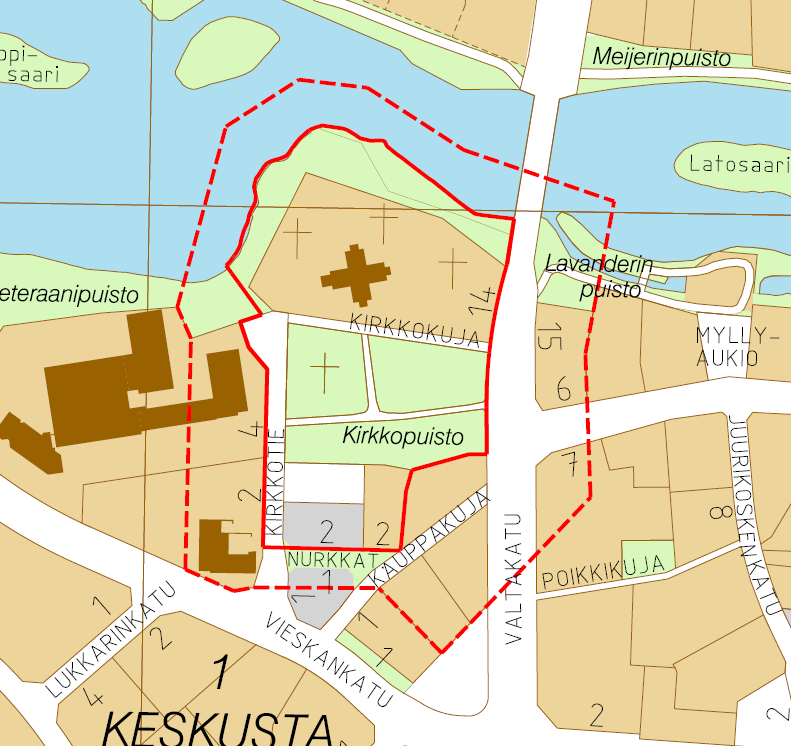 tapahtuu kaavaprosessissa. Osallistumis- ja arviointisuunnitelmaa voidaan tarkistaa suunnittelutyön aikana. Asemakaavamuutoksen ryhdytään kaupungin aloitteesta.