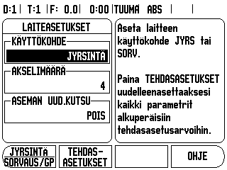 II - 1 Järjestelmän asetus Sarjaportti Kirjoitin tai tietokone voidaan kytkeä sarjaporttiin. Työn asetusten ja järjestelmäasetusten parametrit voidaan lähettää kirjoittimelle tai tietokoneelle.